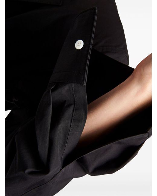 Prada Black Single-breasted Cotton Blazer for men