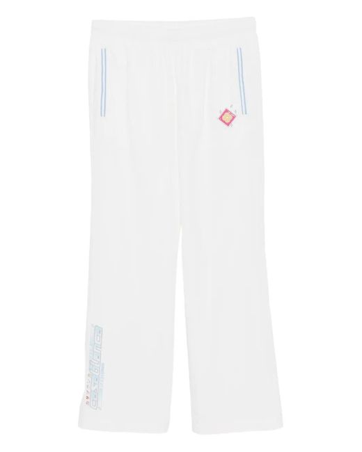 Casablanca White Taffeta Pants for men