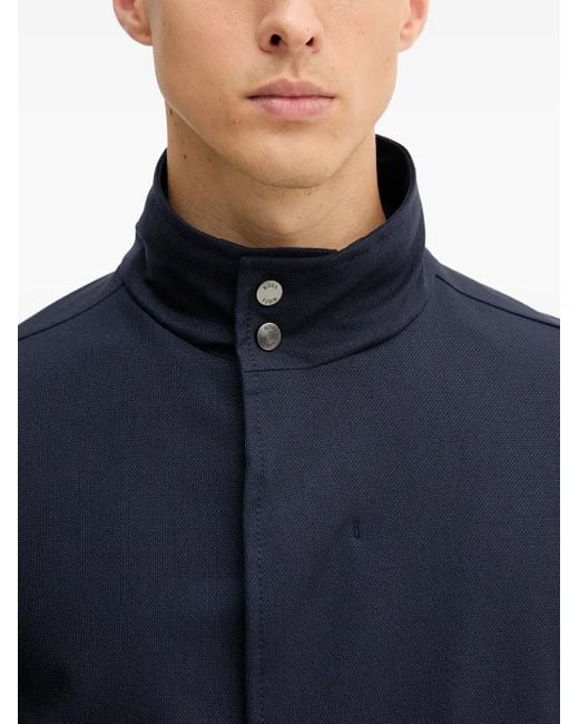 Abrigo con botones Boss de hombre de color Blue