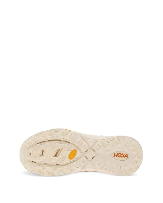 Hoka One One Orange Lace-Up Sneakers