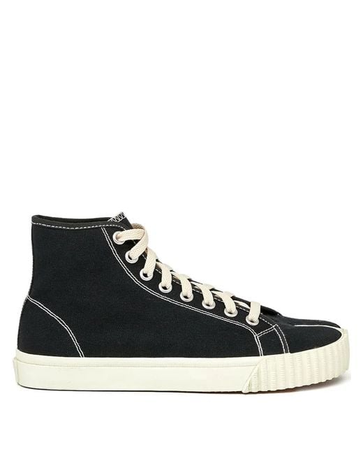 Maison Margiela Black Tabi High-Top Sneakers
