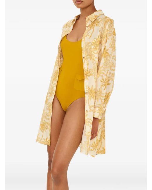 Eres Metallic Exotisme Printed Shirt