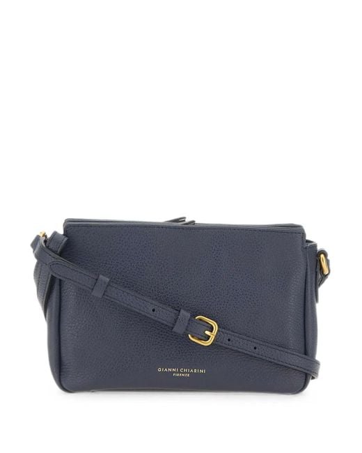 Gianni Chiarini Blue Laura Crossbody Bag