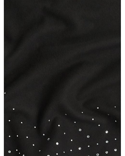 Karl Lagerfeld Black Foulard Autograph À Strass