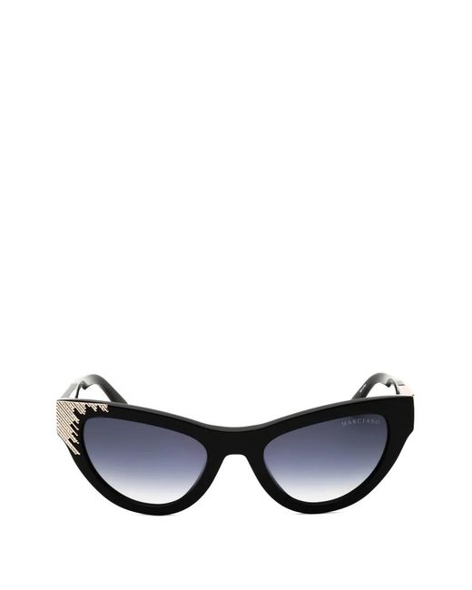 MARCIANO BY GUESS Black Cat-Eye-Frame Sunglasses