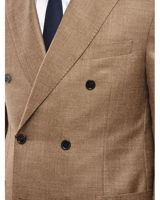 Corneliani Natural Gate Double-Breasted Blazer for men