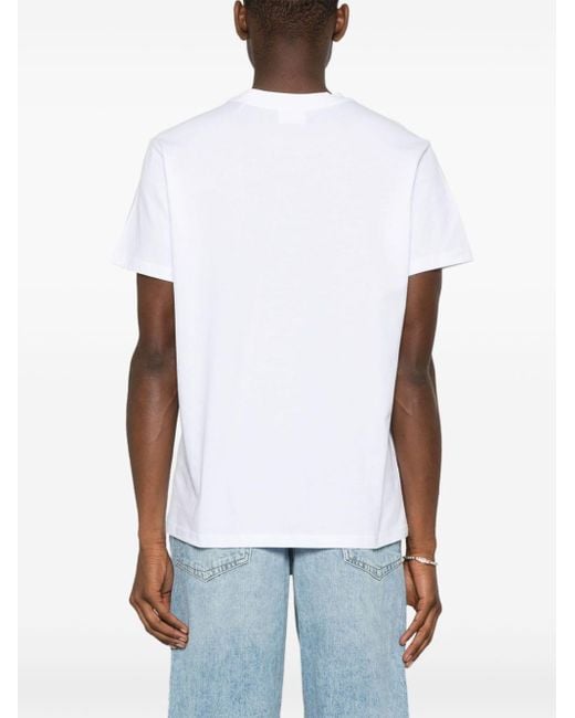 Isabel Marant Zafferh T-Shirt aus Bio-Baumwolle in White für Herren