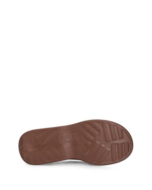 Melissa Brown Platform Flip-Flops