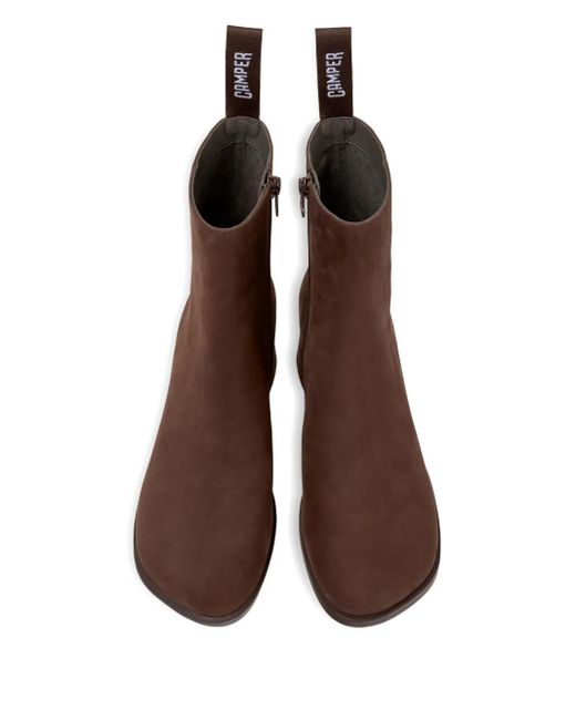 Camper Brown Kora Zip Boots