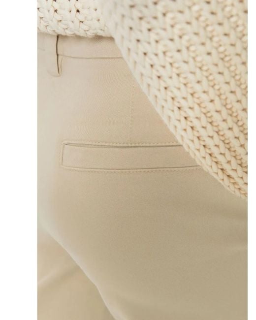 Marc O' Polo Natural Pantalon En Coton À Coupe Courte