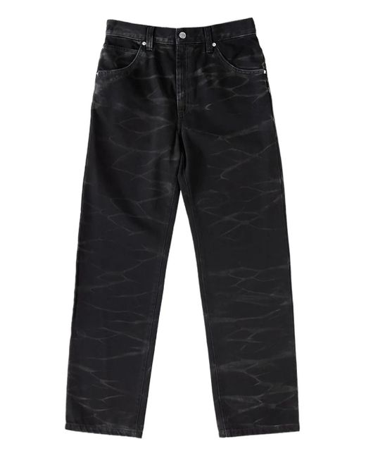 NAMACHEKO Gray Zebra Jeans for men