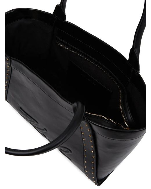 Karl Lagerfeld Black Medium K/Ville Top-Handle Tote Bag