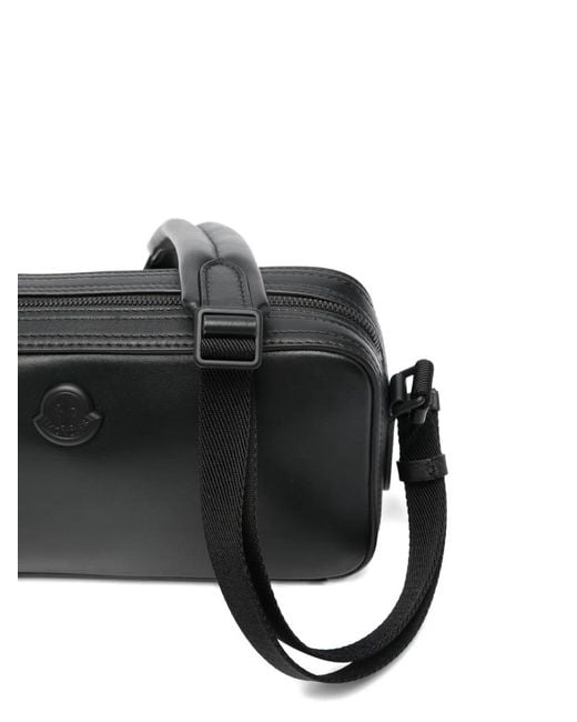Moncler Black Carlo Crossbody Handbag For for men