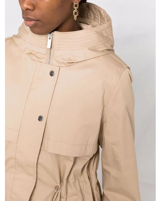 Woolrich Natural Havice Zip-Front Parka Coat