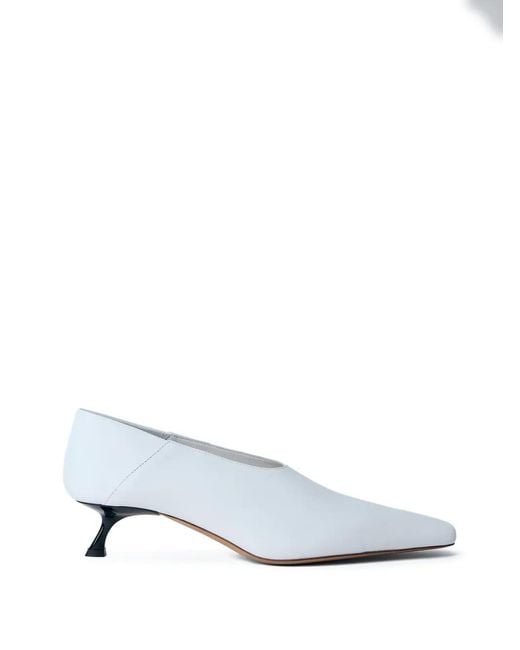 Sportmax White Madia Pointed-Toe Pumps