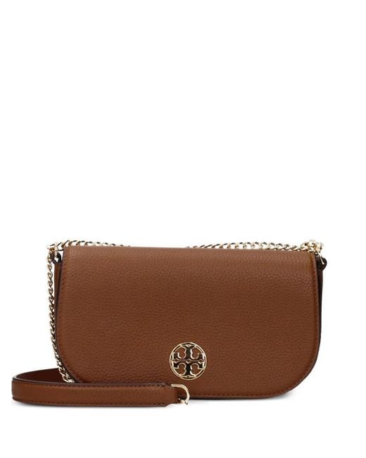 Tory Burch Brown Leather Cross Body Bag
