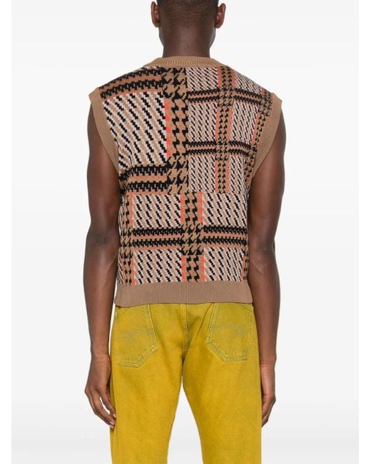 Henrik Vibskov Brown Dusk Vest for men