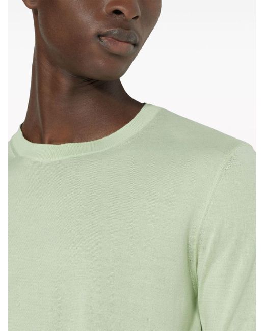 T-shirt léger en coton Zegna pour homme en coloris Green