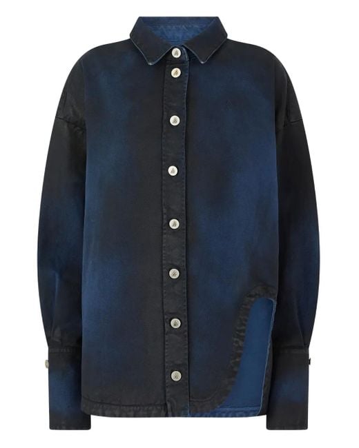 The Attico Blue Diana Jacket