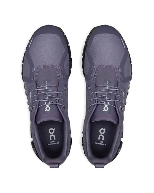 On Shoes Blue Cloud 6 Logo Pull-Tab Sneakers for men