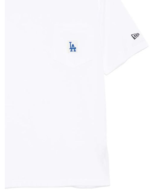 KTZ White Logo Cotton T-Shirt for men