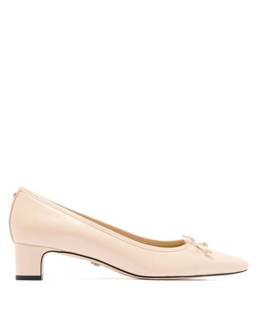 Sam Edelman Pink Leather Heeled Pumps