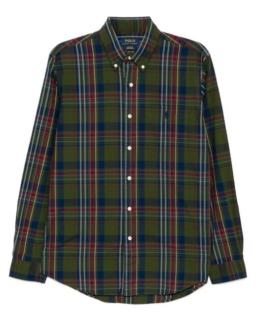 Polo Ralph Lauren Green Polo Pony Shirt for men