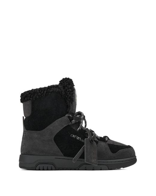 Off-White c/o Virgil Abloh Black Panelled Boots