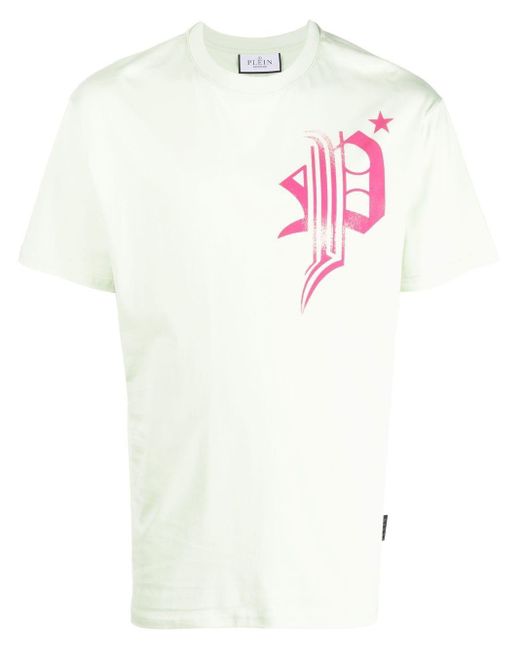 Philipp Plein T-Shirt mit Totenkopf-Print in White für Herren