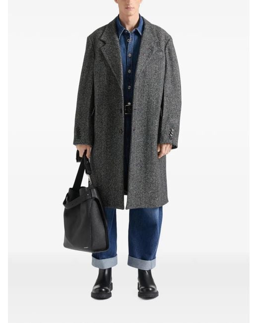 Givenchy Gray Tailored Coat for men