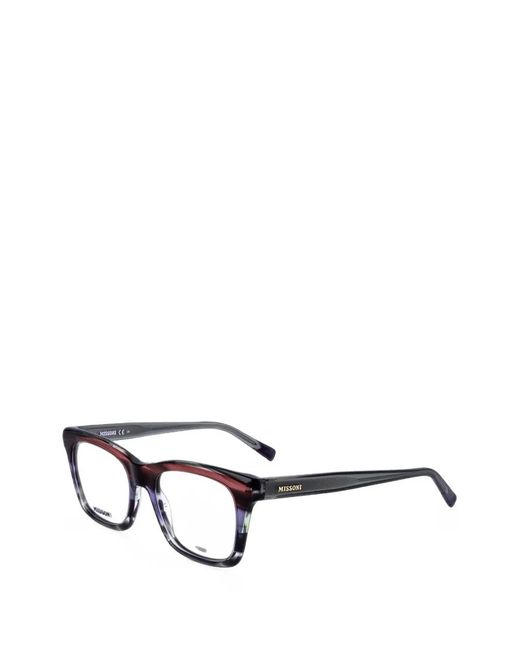Missoni White Square-Frame Glasses