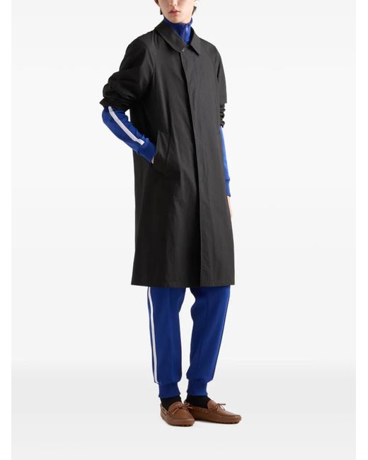 Prada Black Buttoned Coat for men