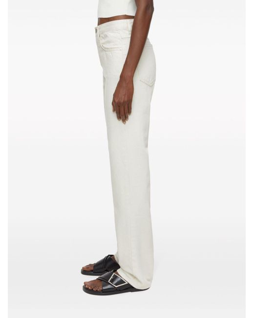 Closed Roan Straight Jeans in het White