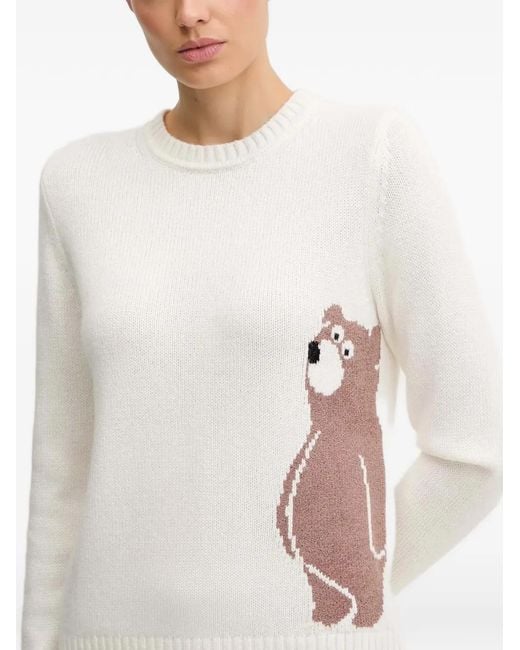 Pull En Laine EA7 en coloris White