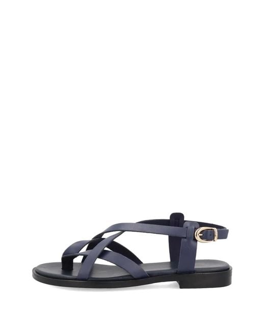 Frau Blue Strappy Sandals