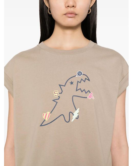 SPORT b. by agnès b. ロゴ Tシャツ Natural