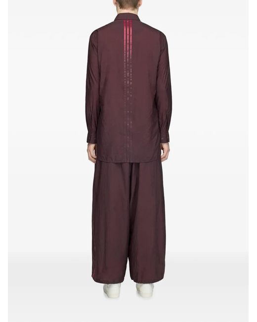 Y-3 Purple 3-Stripes Overshirt