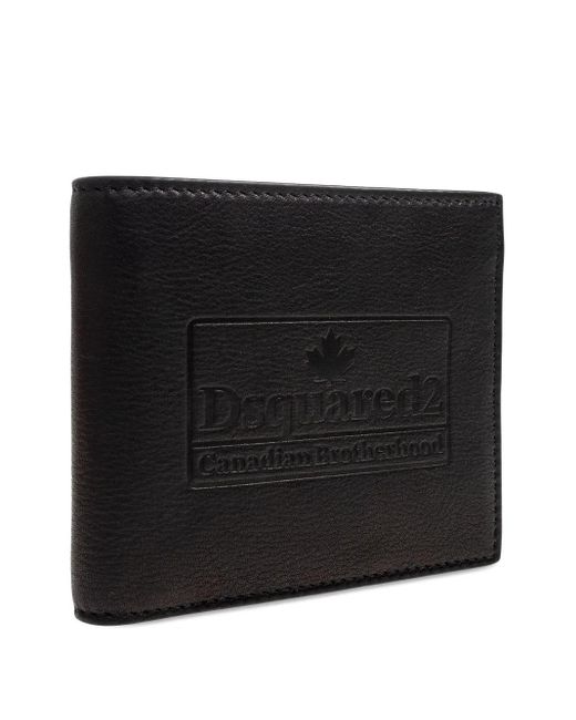 DSquared² Leren Portemonnee in het Black voor heren