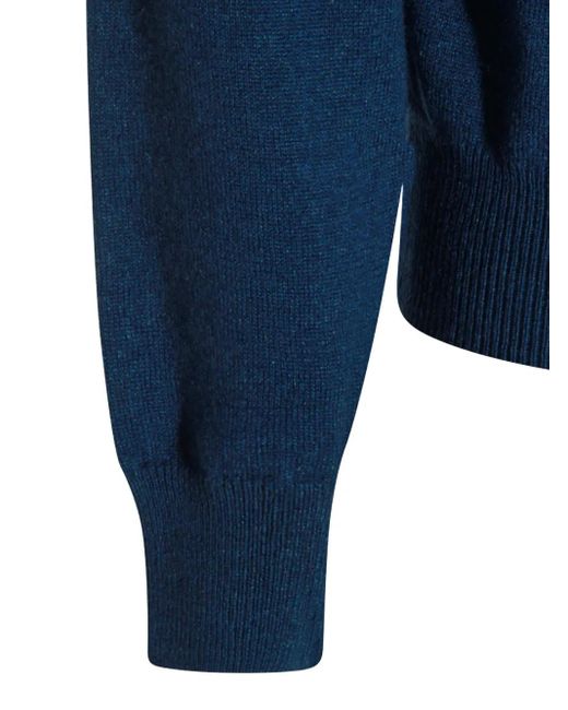 Malo Pullover mit rundem Ausschnitt in Blue für Herren
