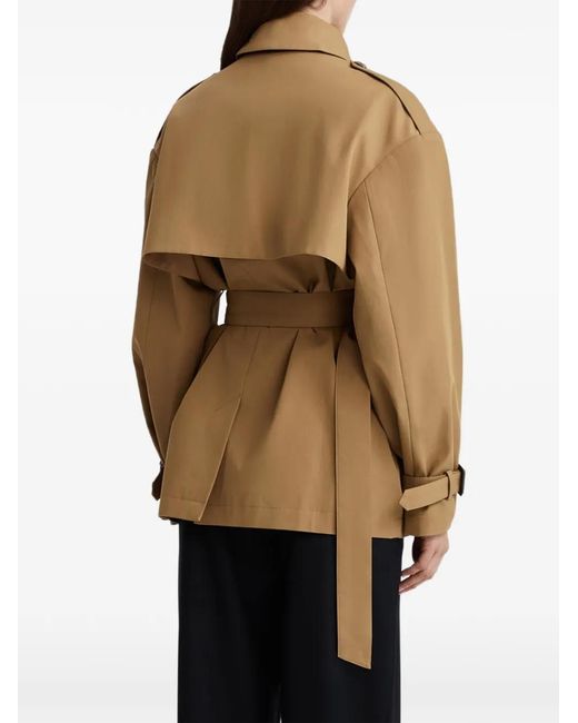Anna Quan Natural Farren Double-Breasted Trench Coat