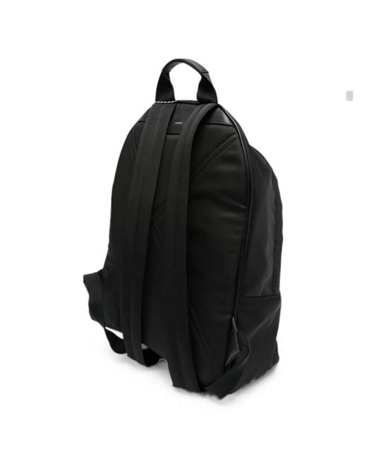 Amiri Black Logo-Patch Zip-Fastening Backpack for men