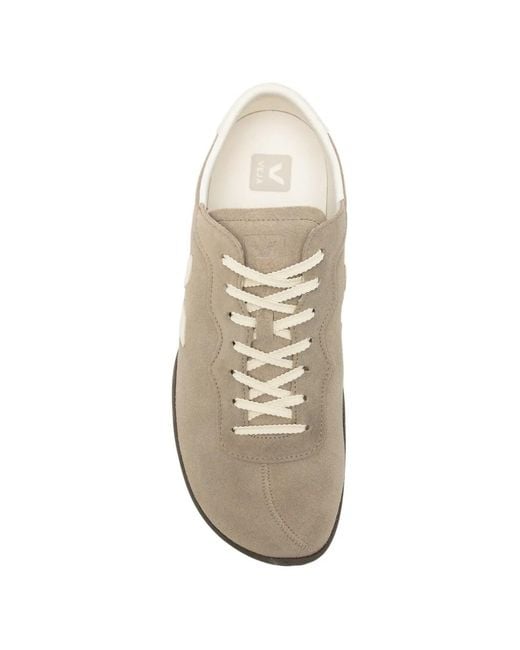 Baskets Jitsu En Daim À Patch Logo Veja en coloris White