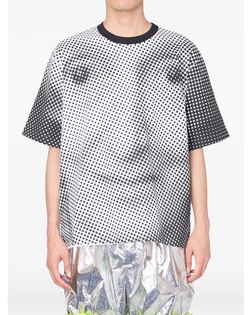 Kolor Gray T-Shirt À Pois for men