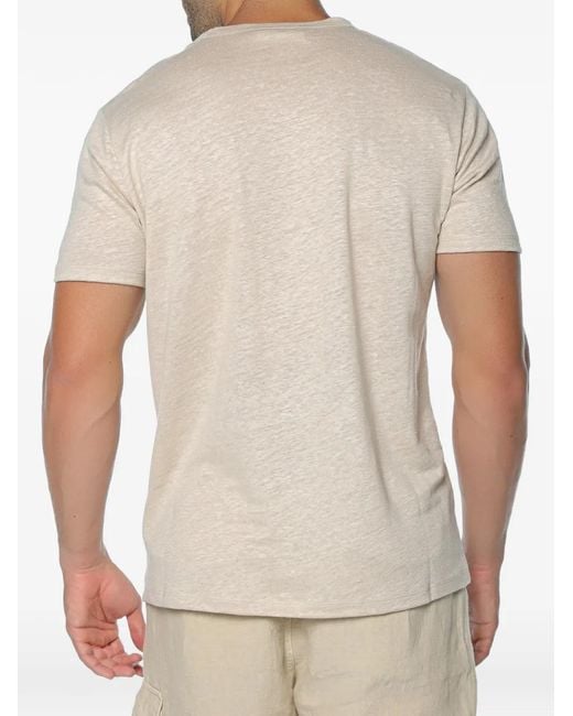 Mc2 Saint Barth White Ecstasea Graphic-Print Chest-Pocket T-Shirt for men