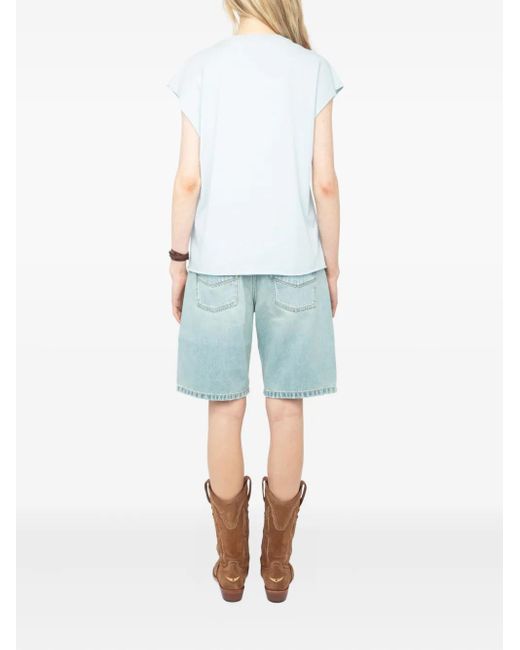 Zadig & Voltaire Blue Cloe T-Shirt