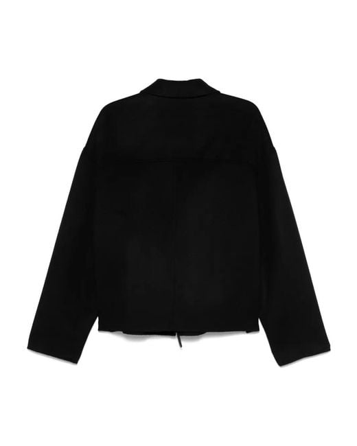 Giorgio Armani Black Zip-Up Jacket for men
