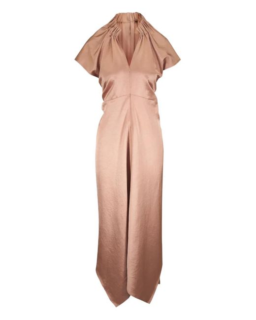 Zero + Maria Cornejo Pink Stella Maxi Dress