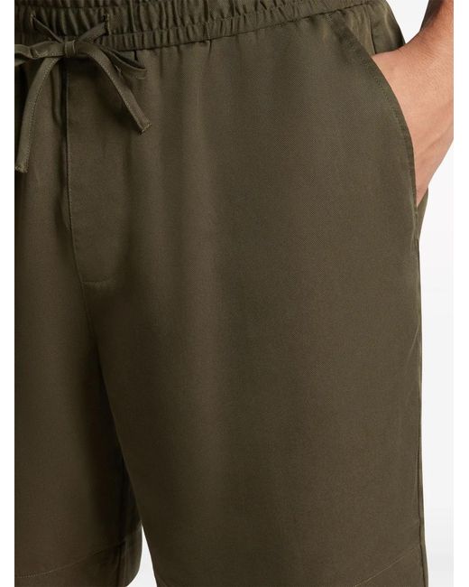 CHE Green Elasticated-Waistband Deck Shorts for men
