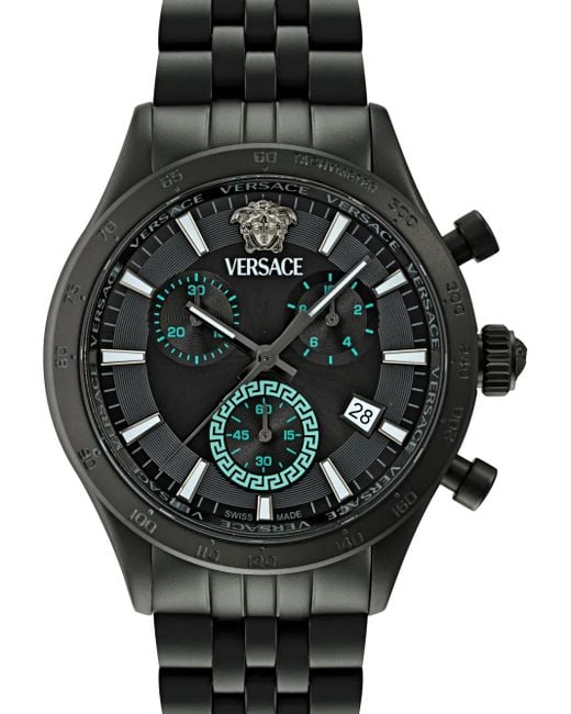 Versace Black V-Code 40Mm for men