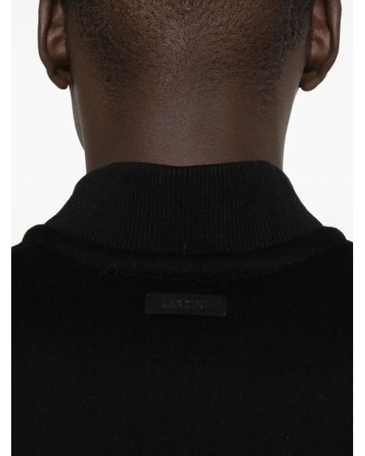 Lardini Black Zip-Front Gilet for men